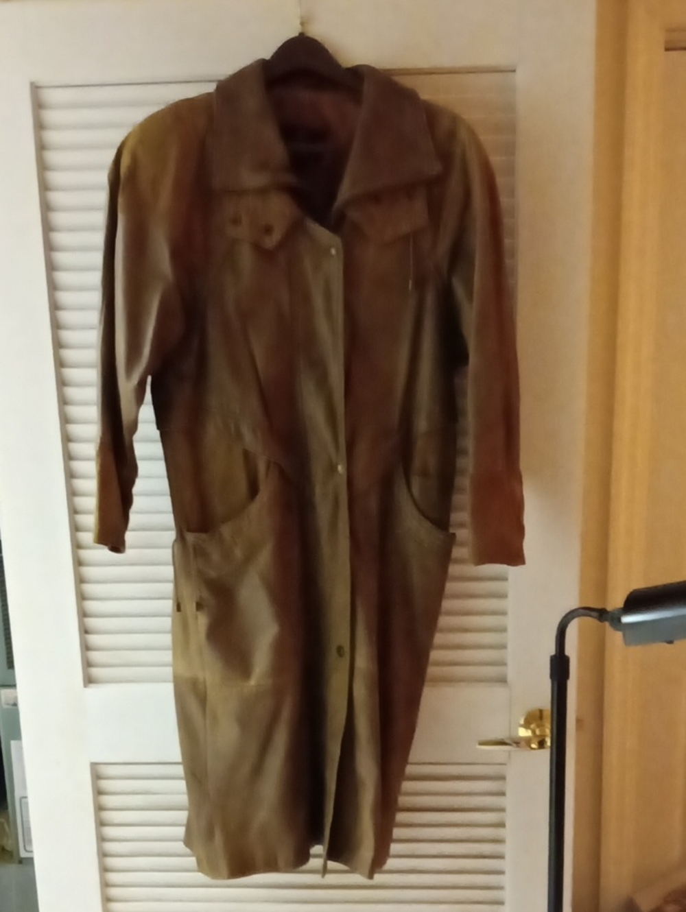 Women's Winlit Leather Coat
